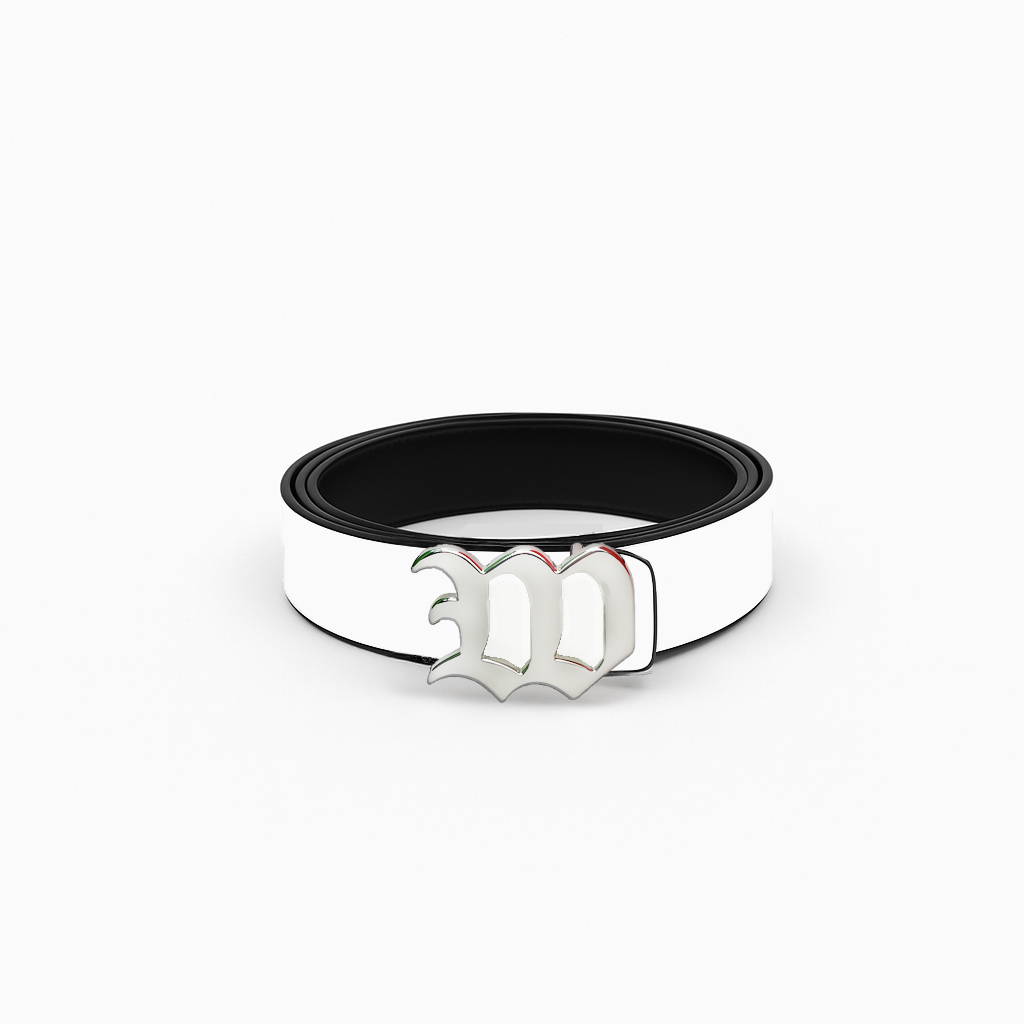 Reversible Belt White/Black